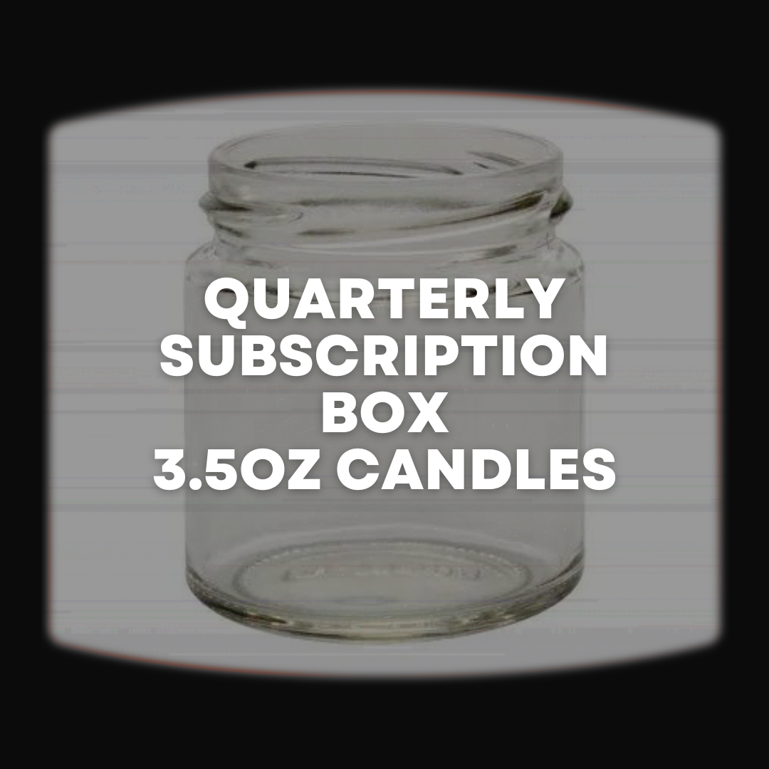 Quarterly Subscription: 3.5oz Candles (US Only)