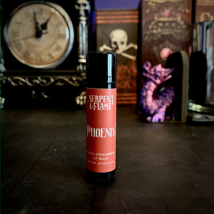 Phoenix, Peach Strawberry Lip Balm