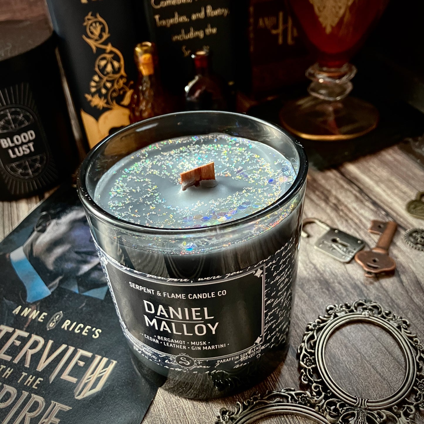 Daniel Molloy Candle, Bergamot Leather Gin