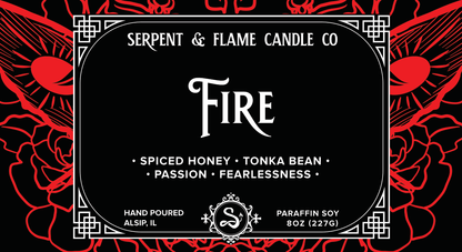 Fire Element, Spiced Honey Tonka