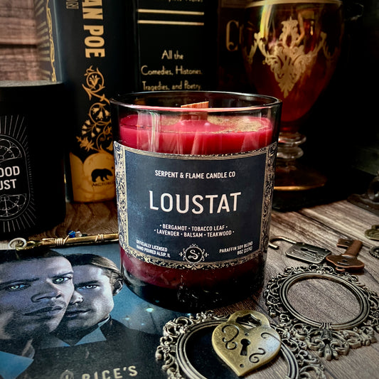 Loustat Candle, Bergamot Lavender Teakwood