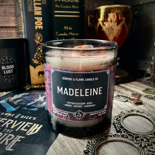 Madeleine Candle, Cotton Blossom Amber