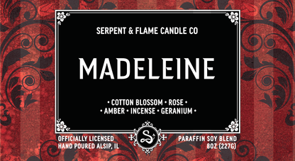 Madeleine Candle, Cotton Blossom Amber