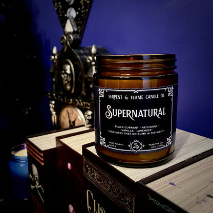 Supernatural Candle, Black Currant Patchouli